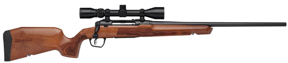 SAVAGE ARMS AXIS 2 XP HARDWOOD 22-250 REM 22IN 4RD BROWN BUSHNELL BANNER 3-9X40 32258 - Taurus Savings